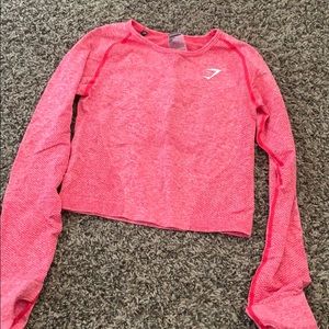 Gymshark long sleeve crop top